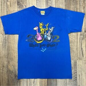 Vintage 2002 Universal Studios Scooby Doo T Shirt Size Medium Cartoon Network